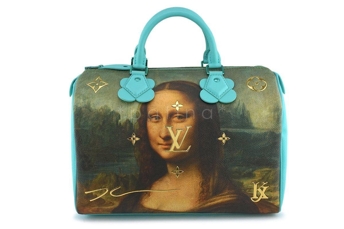 Louis Vuitton x Jeff Koons Masters Collection Mona Lisa Neverfull MM For  Sale at 1stDibs