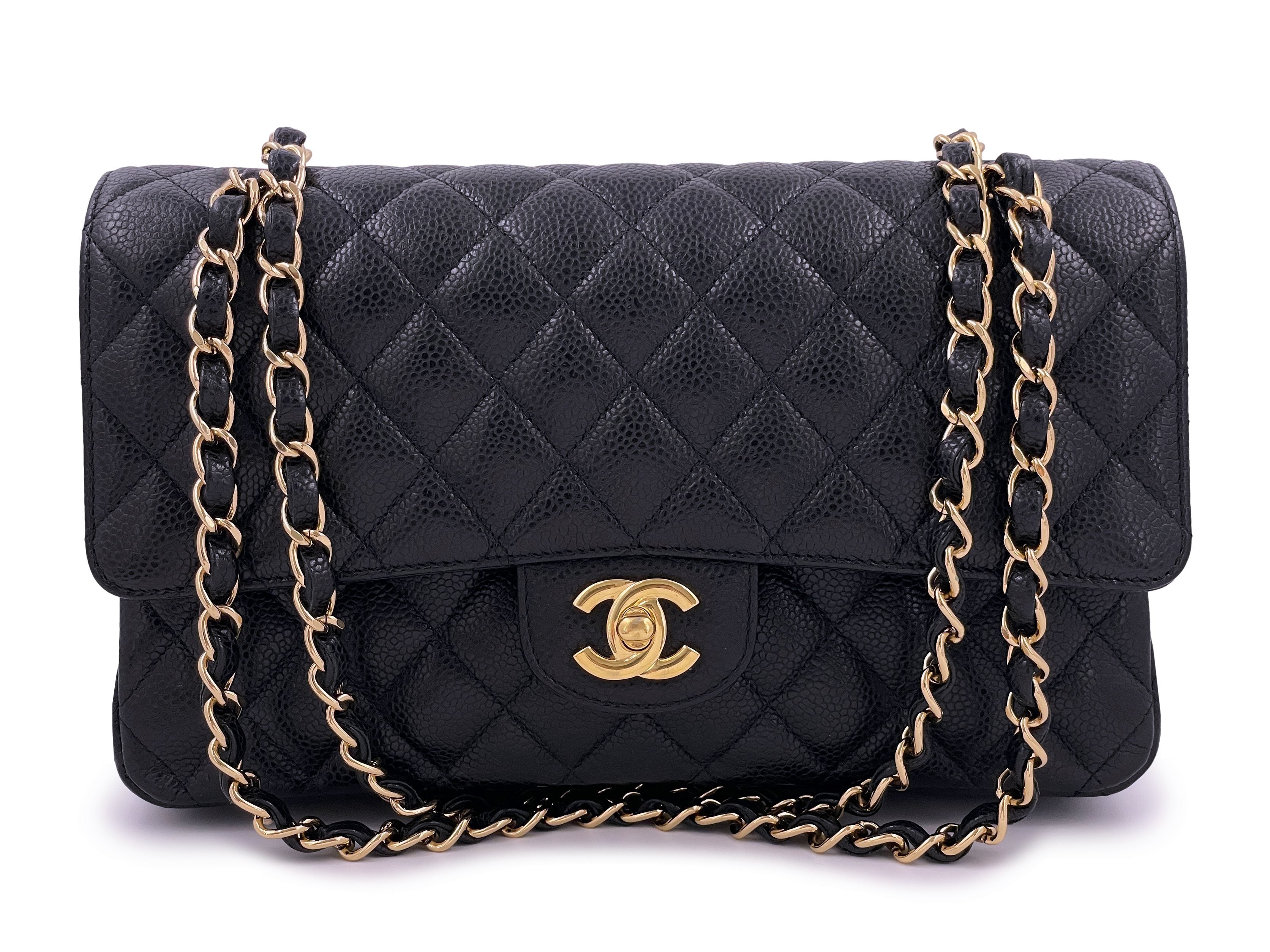 Chanel medium classic double flap black caviar 29 series thoughts?