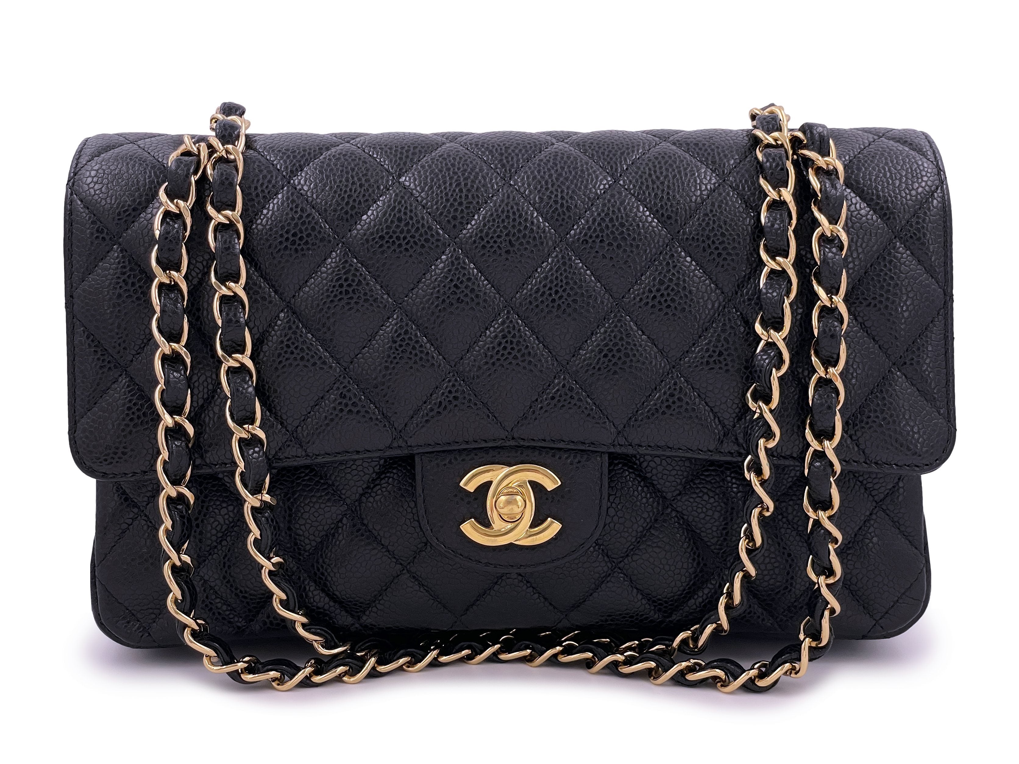 Black Chanel Medium Double flap bag