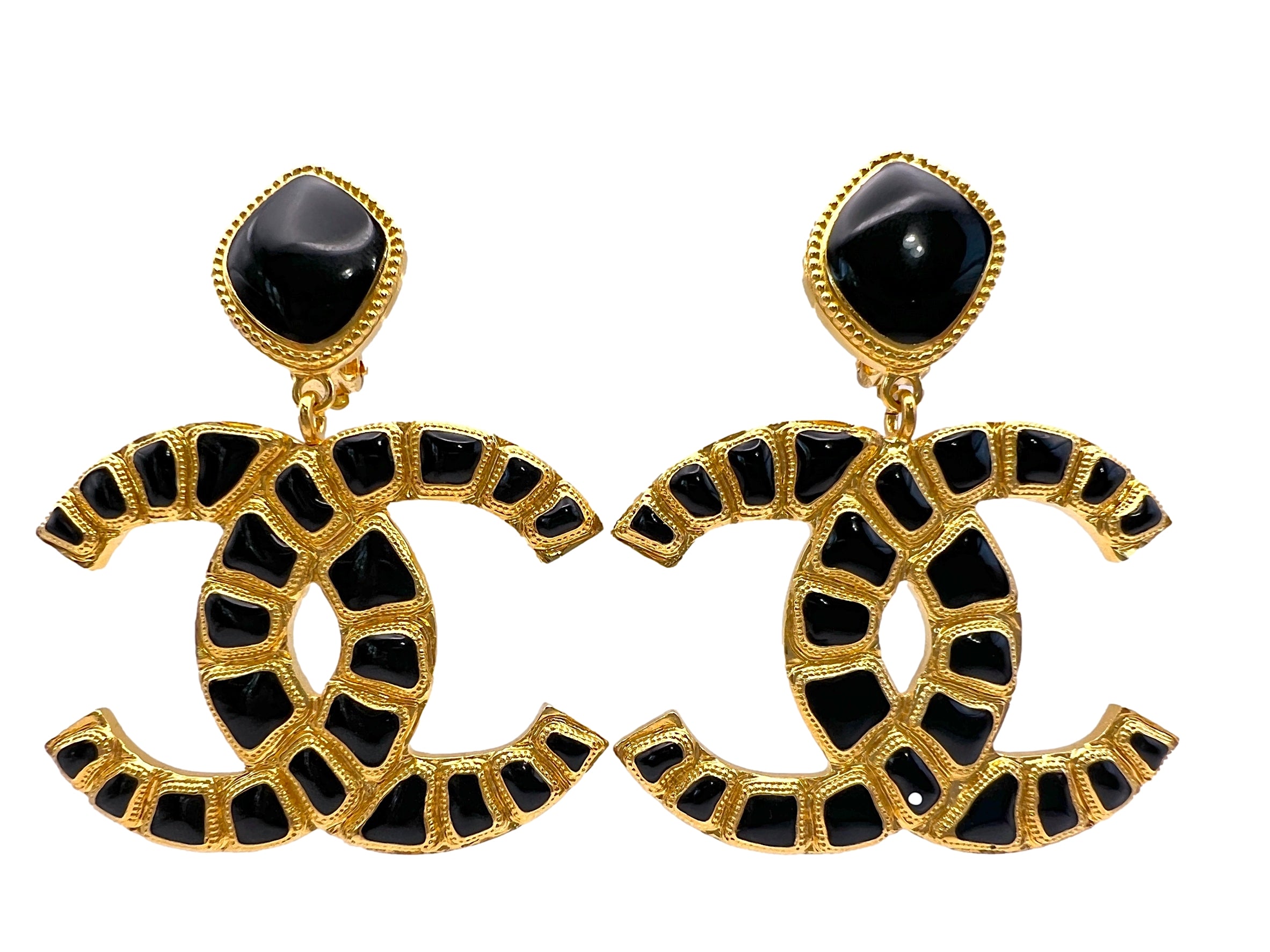 Chanel métiers d'Art CC Drop Earrings