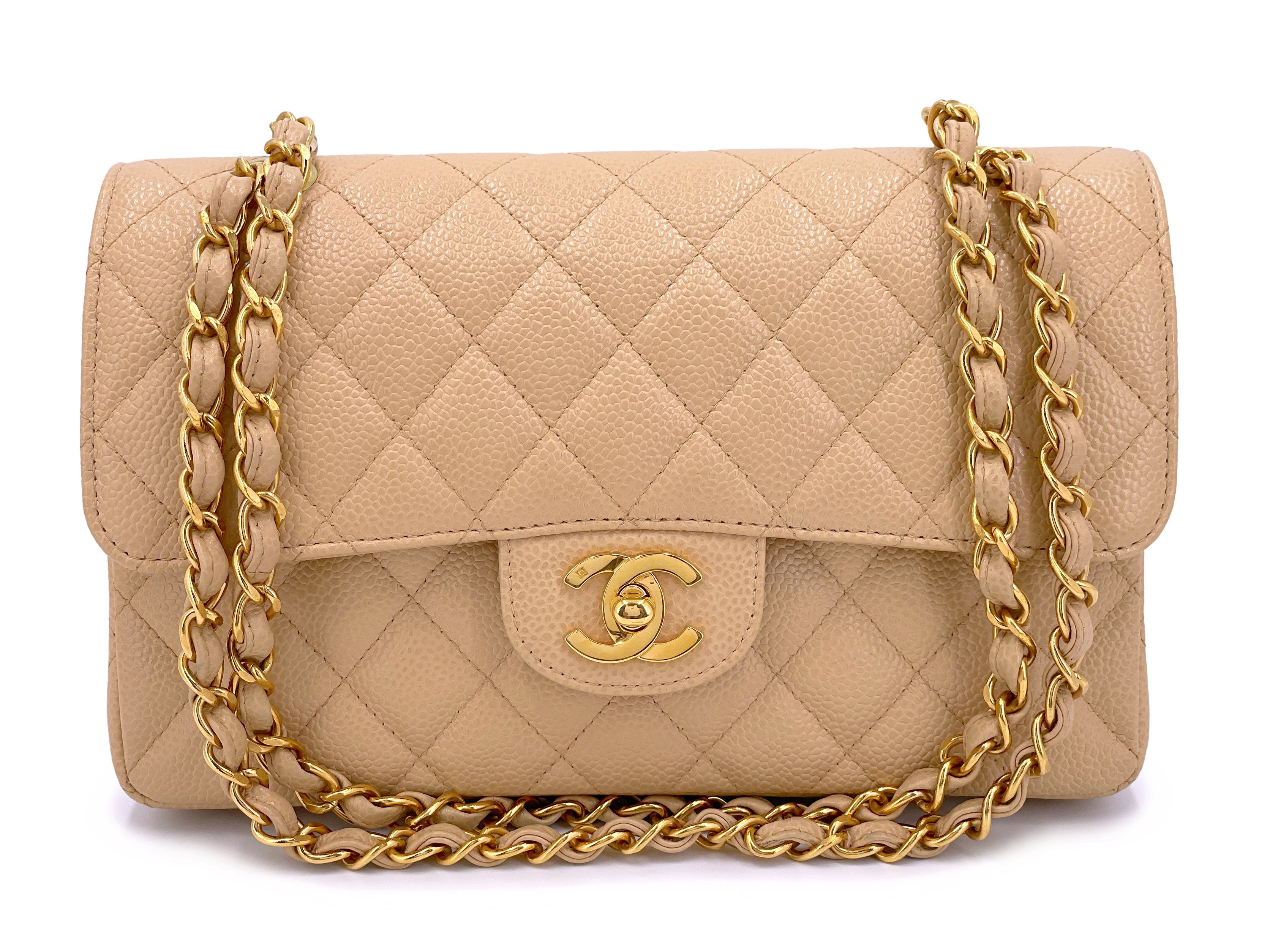 CHANEL vintage 24k gold classic flap small size – Sheer Room