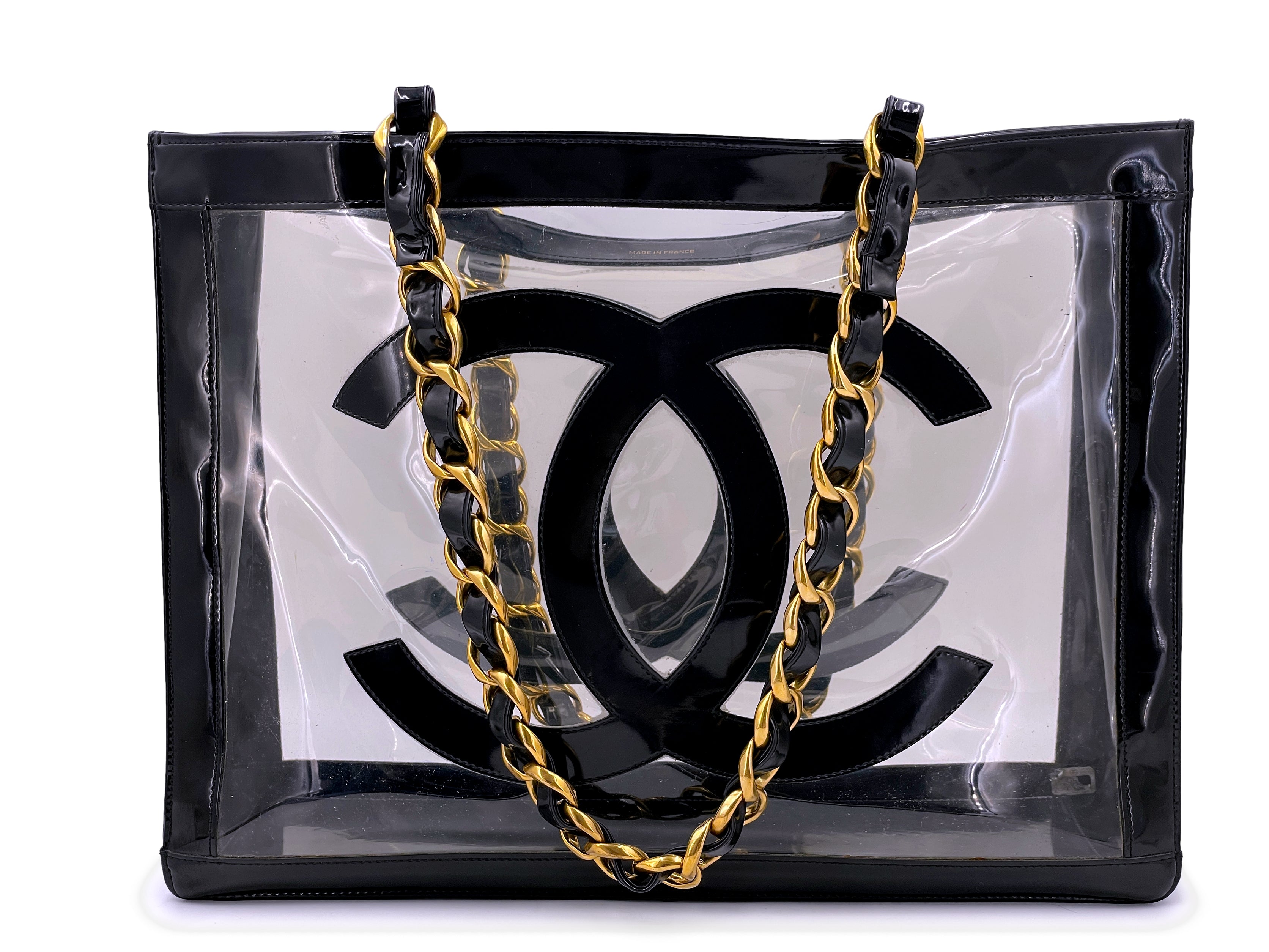 Chanel Logo Vinyl Shoulder Bag