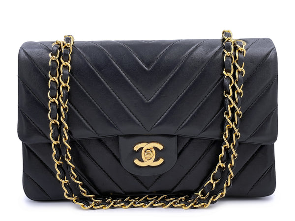 Pristine 19S Chanel Chic Pearls Quilted Flap Bag Black GHW