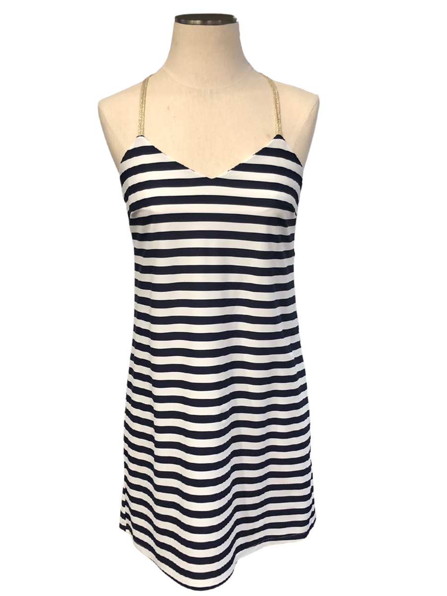 Jude Connally Bailey Dress - Stripe Navy – THE LUCKY KNOT