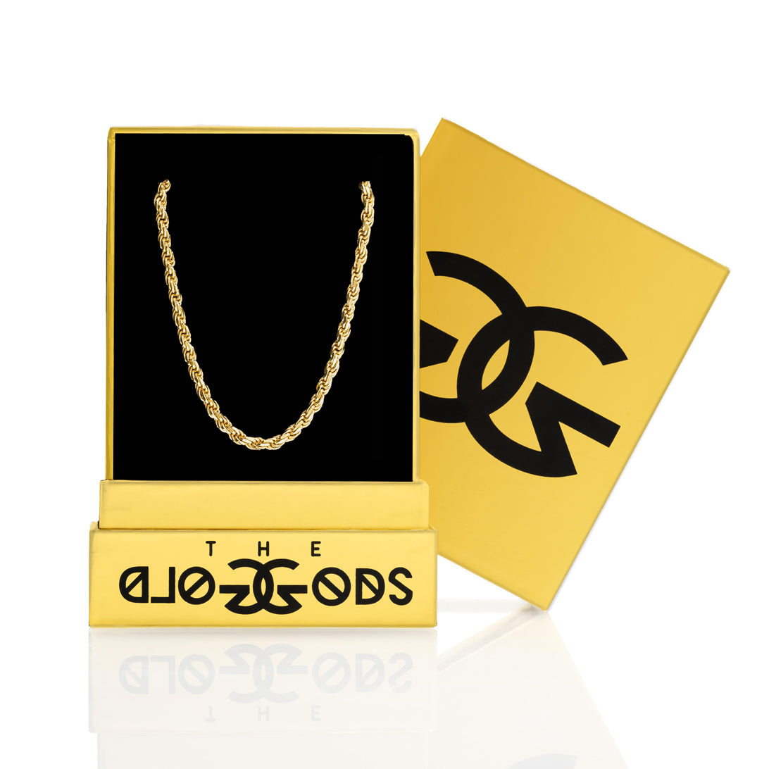 Solid Gold Rope Chain - The Gold Gods product image