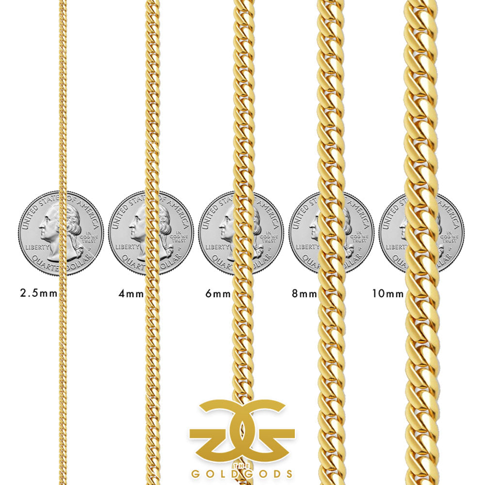 Gold Gold¨ Chain Size chart 