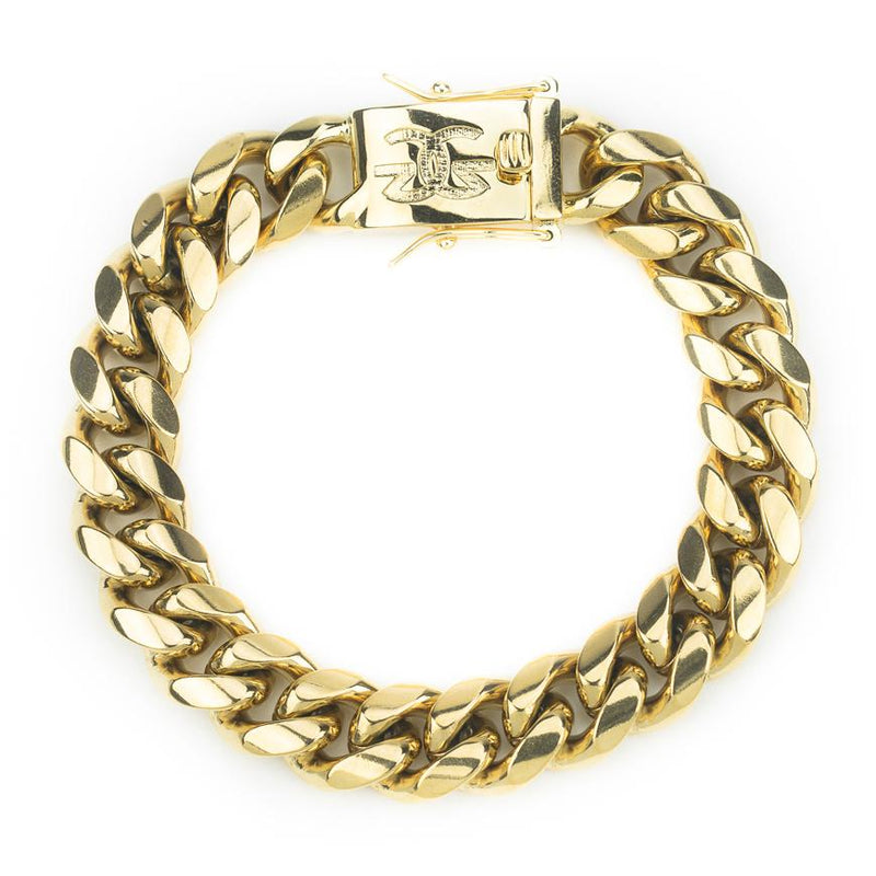 Miami Cuban Link Bracelet (12mm) | Gold Gods®
