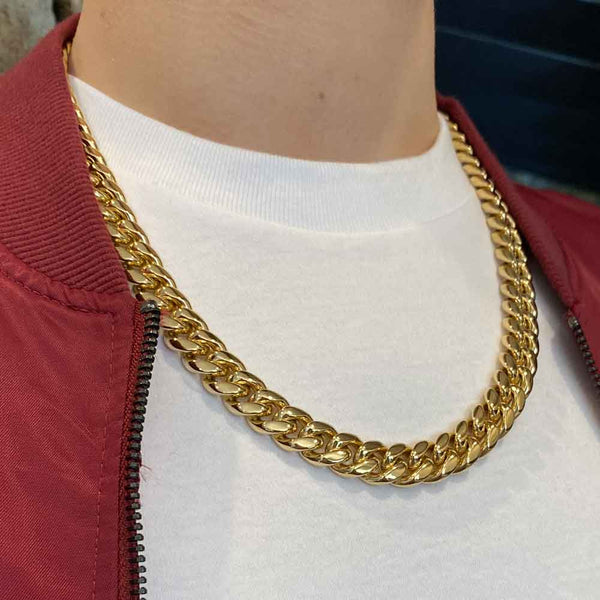 Miami Cuban Link Chain (10mm)|Gold Gods 