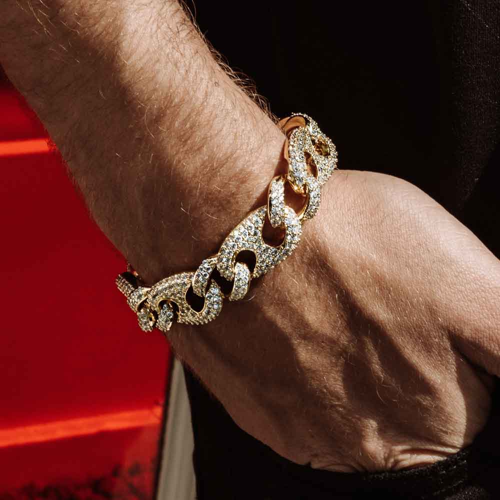 The Gold Gods Z Link Cuban Bracelet