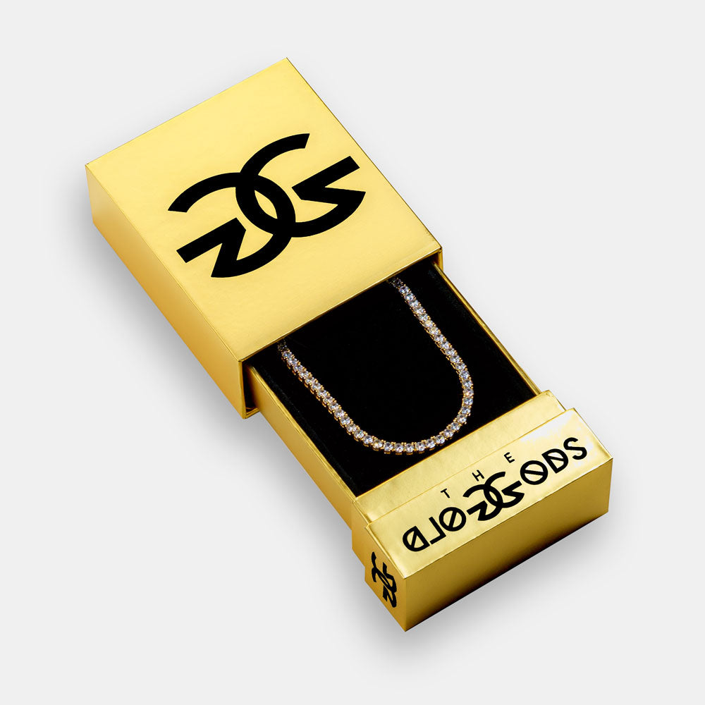 Solid Gold Figaro Link Chain | The Gold Gods