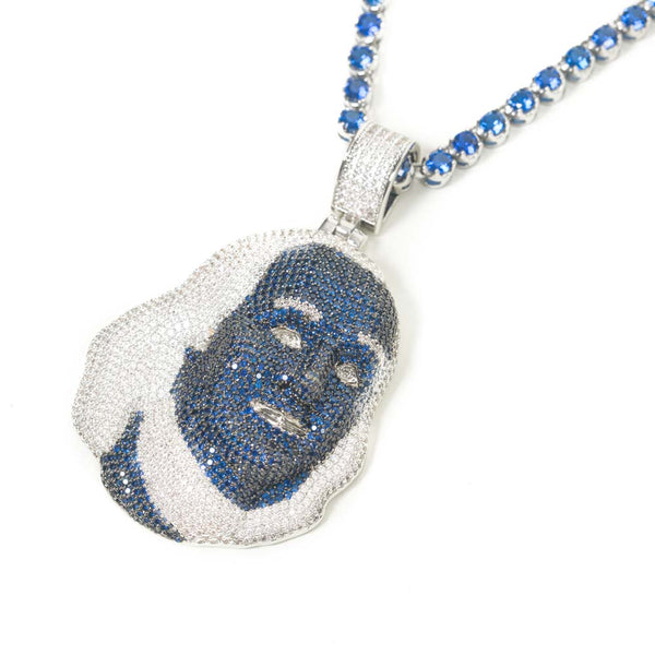 Blueface X Gold Gods - jesus piece pendant w angel pendant roblox