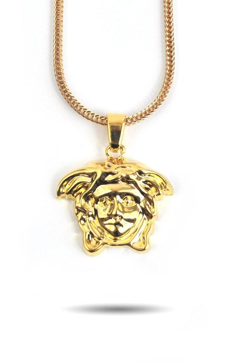 Medusa Head Piece Necklace – The Gold Gods®