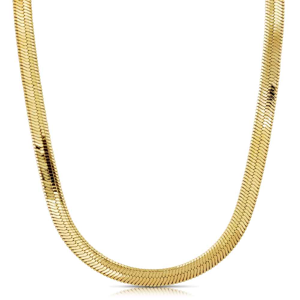 Herringbone Chain | Lifetime Warranty + Free Shipping | Gold Gods ...