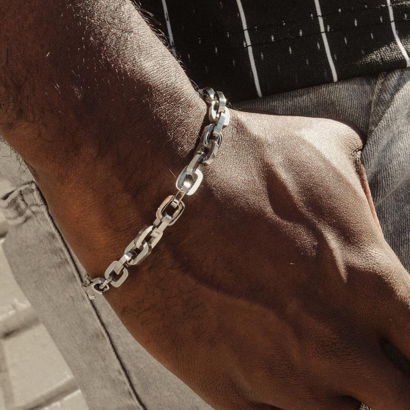 hermes chain link bracelet