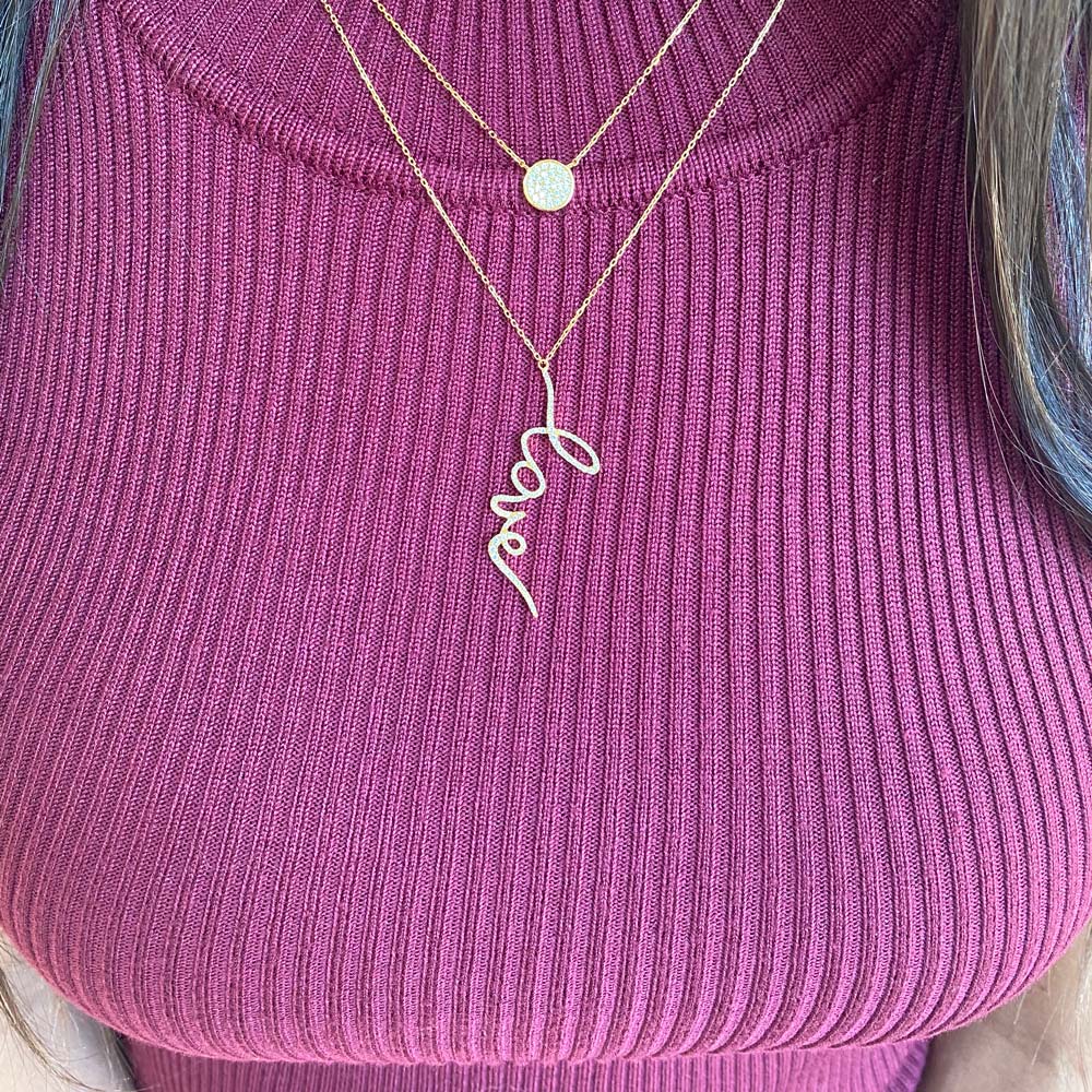 The Gold Goddess Women's Diamond Lock Necklace