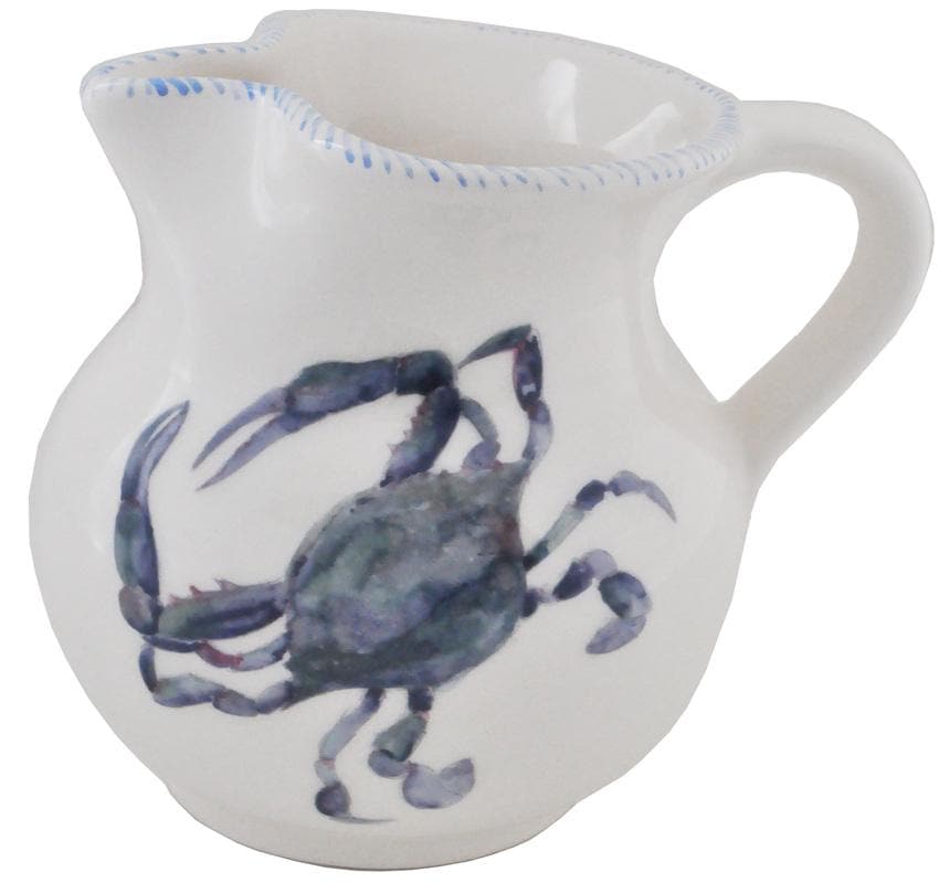 Blue Crab Utensil Holder, Blue Crab Stoneware: Blue Crab Bay Co.