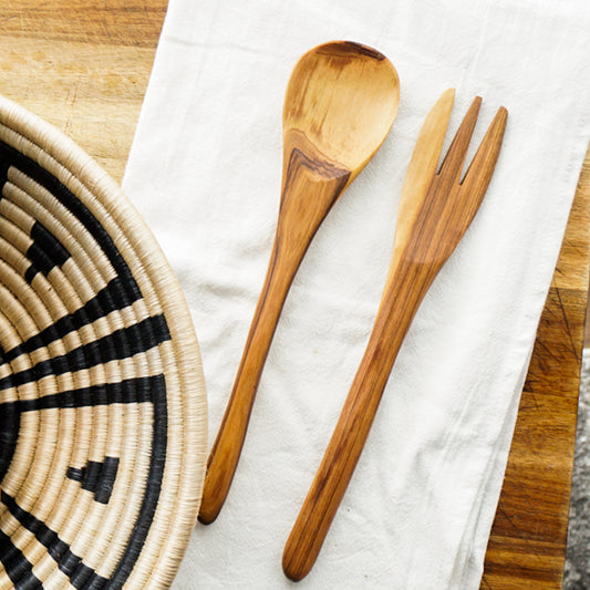 Notched Wild Olive Wood Ladle – Shop Our Favorites