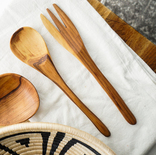 Notched Wild Olive Wood Ladle – Shop Our Favorites