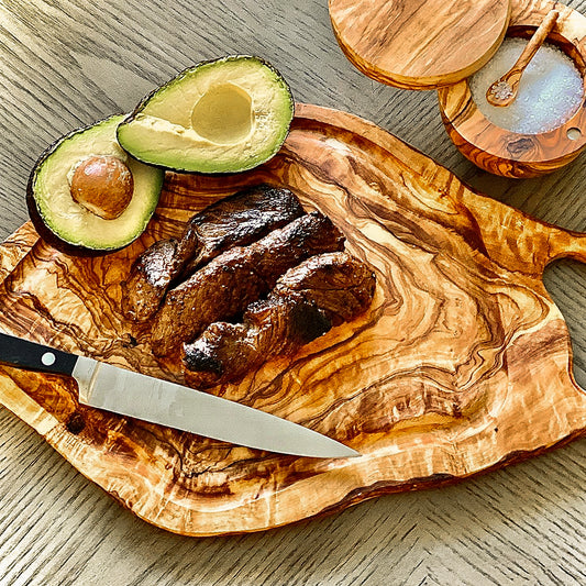 Olive Wood Rustic Small cutting Board 9 - Scents & Feel