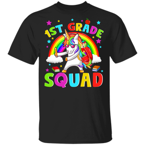 1ST Squad Flossing Unicorn Back to School T-Shirt - Macnystore