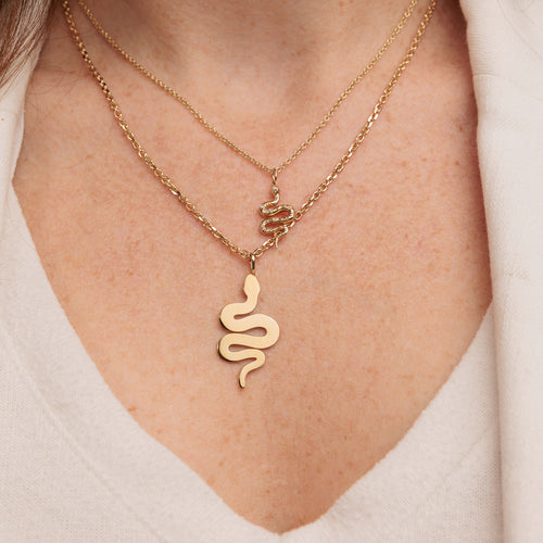 Gold Snake Chain Necklace | Viking Heritage - Viking Heritage Store