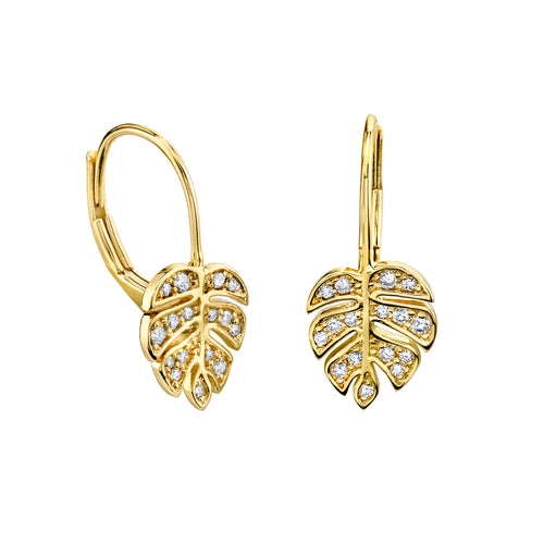 14k Gold Diamond Earrings - Sydney Evan
