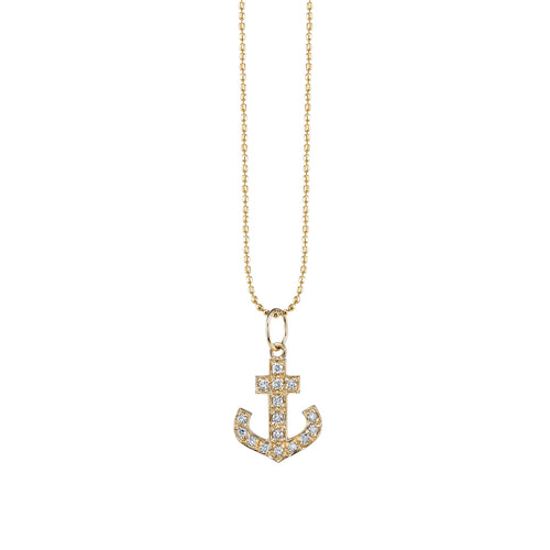 Sydney Evan | Shop Sydney Evan 14K Gold & Diamond Gold Digger Necklace