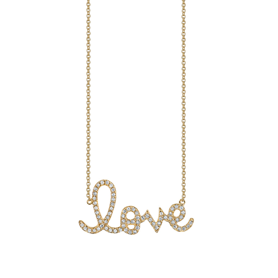 love diamond necklace