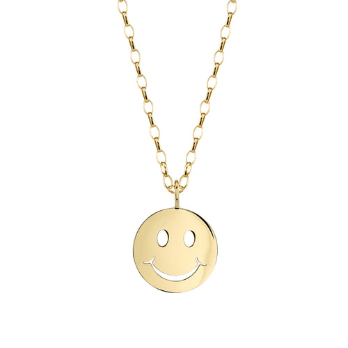 Sydney Evan 14K Pure Gold Multi-Charm Necklace