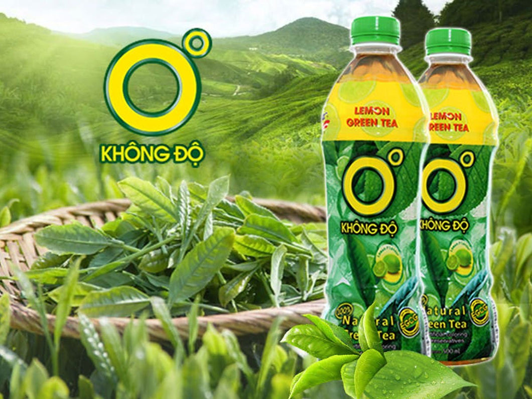 Trà Xanh Không Độ 455ml - Hako Mart