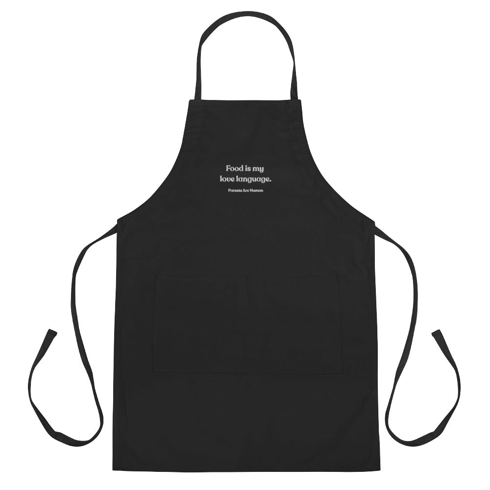 LLG Quote: Best Mom Ever. Black or White Unisex Embroidered Apron