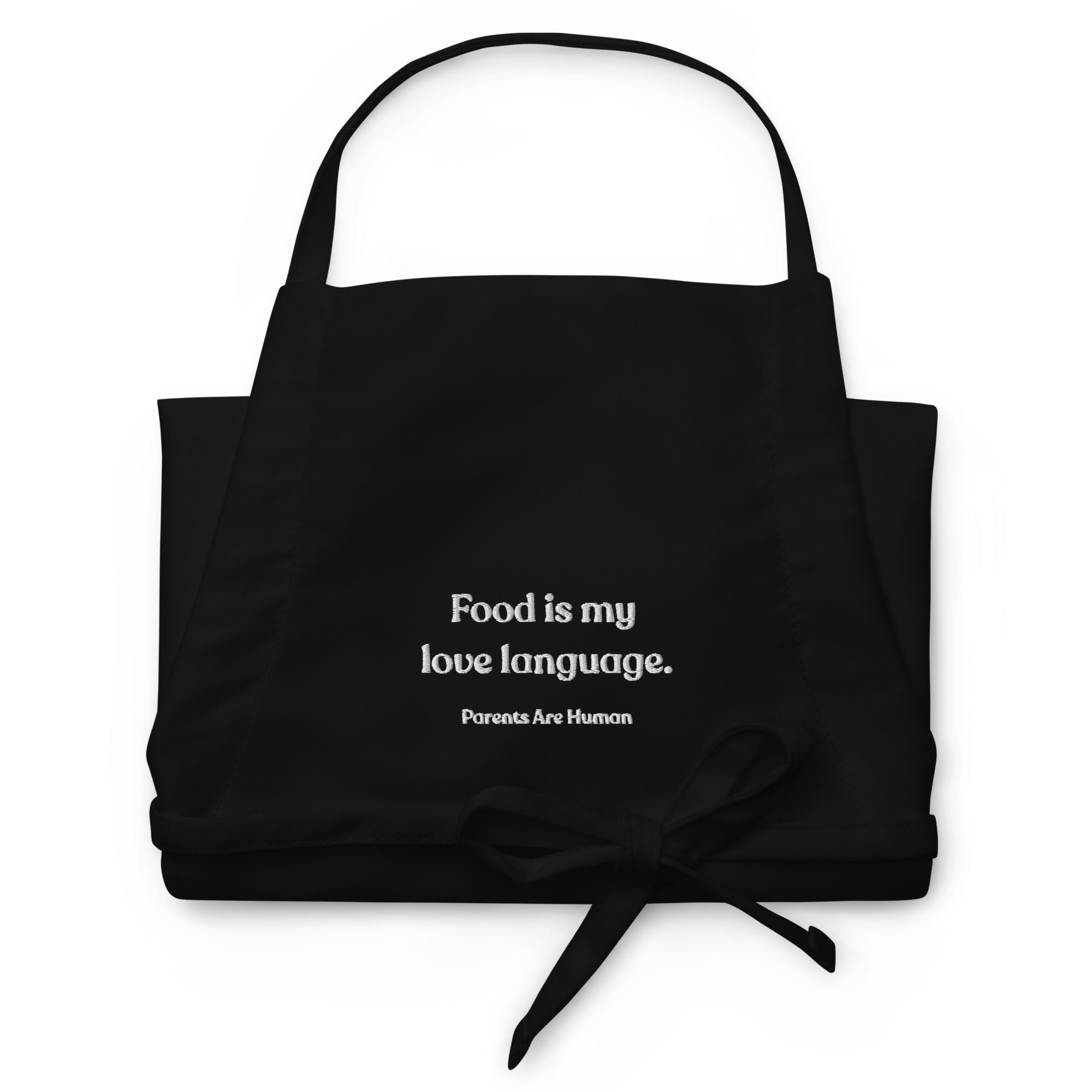 LLG Quote: Best Mom Ever. Black or White Unisex Embroidered Apron