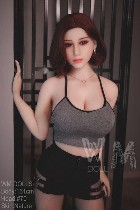 Realy Wife Mature Teacher G Cup Real Doll Black Pupil Pale Red Areola Busty