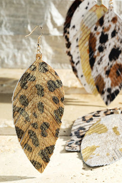 Longing For You Animal Print Earrings