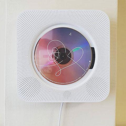 wall mounted cd player