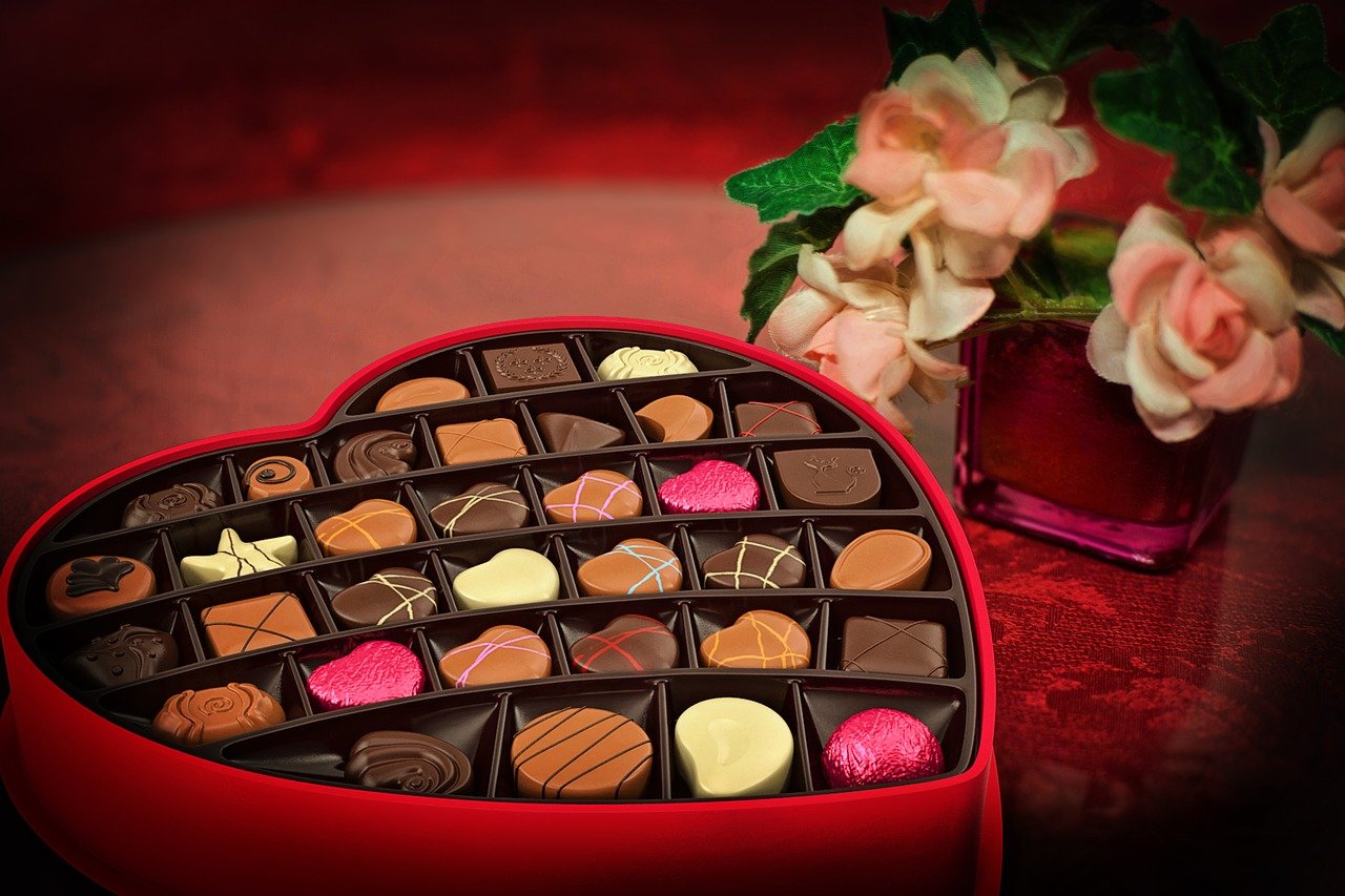 saint valentin chocolat