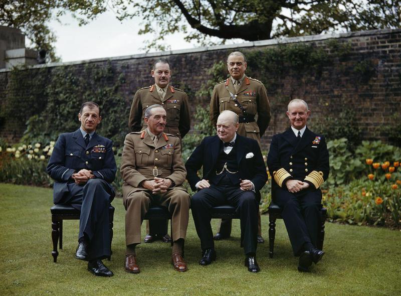 Commander Alan Brooke & Winston Churchill in 1945