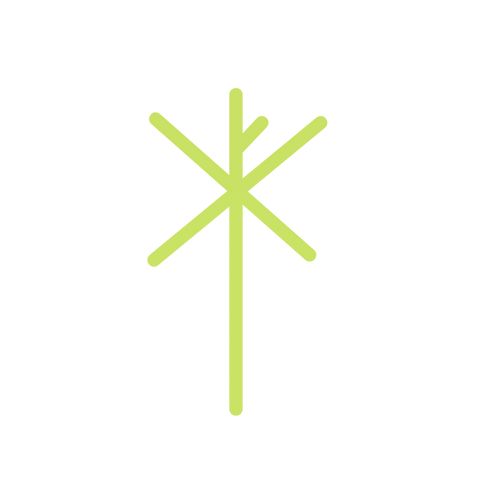 Bind rune for balance in lime green