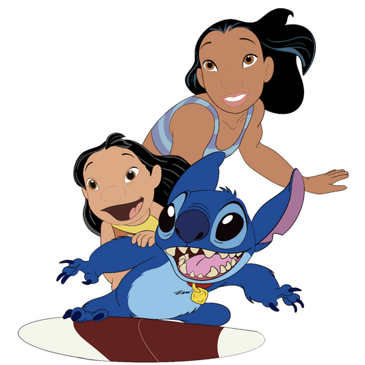 Lilo and Stitch Characters Print-Vinyl-1096