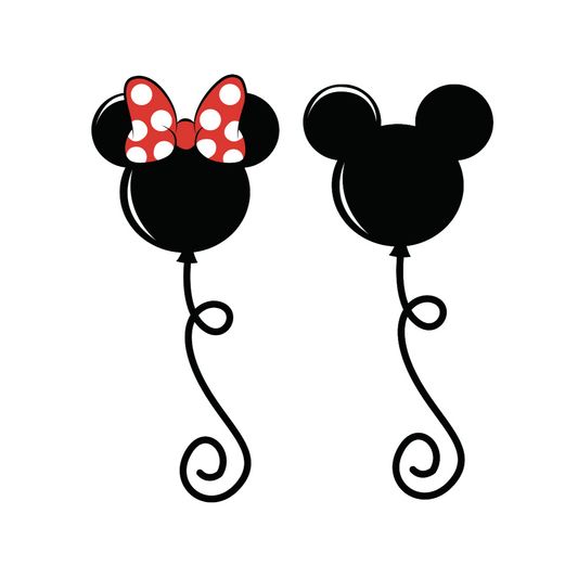 Mickey and Minnie Family Ears – The Sticker Girl®