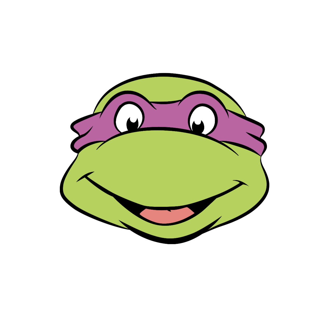 ninja turtle face drawing