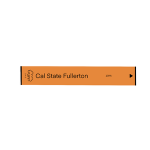 Cal State Fullerton Puff Bar Sticker
