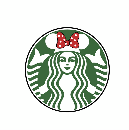 10x AUTHENTIC STARBUCKS Mini SIREN Eye NEW LOGO Vinyl STICKER 1/2” 2022