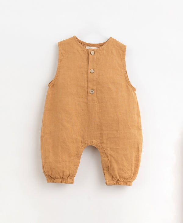 Linen Baby Jumpsuit With Crotch Opening - Care – Hai Berlin ...