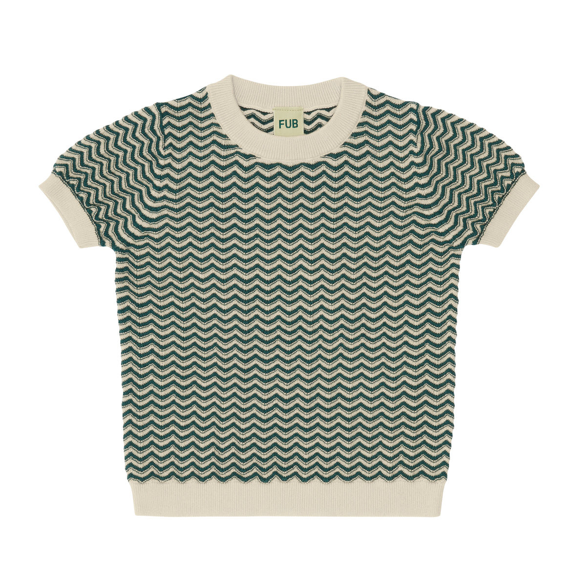 Zig Zag Shirt - Ecru/Deep Green – Hai Berlin – Little treasures