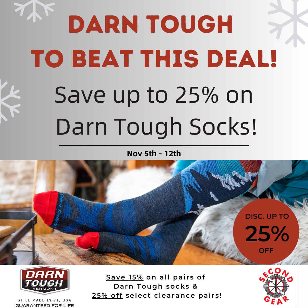 Darn Tough To Beat This Deal: Save up to 25% on Darn Tough Socks!