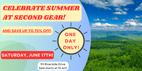 Celebrate Summer at Second Gear with Great Deals on Gear & Clothing!