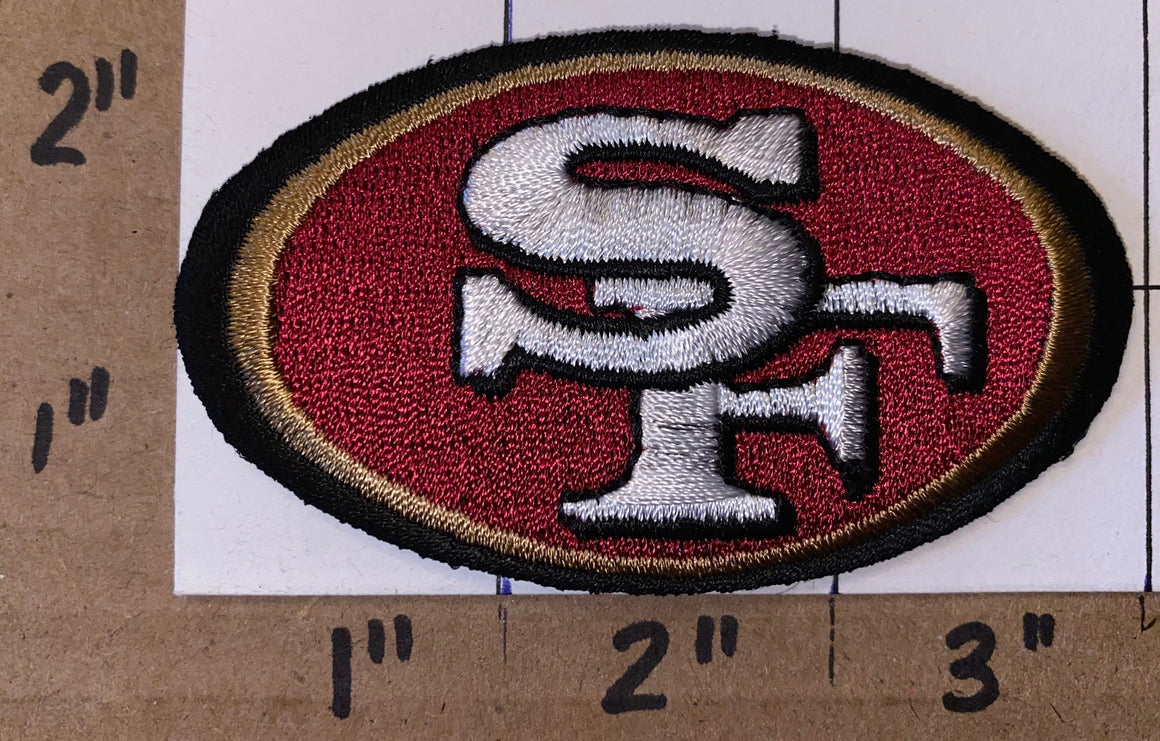 SAN FRANCISCO 49ERS 3 INCH LOGO NFL FOOTBALL PATCH – UNITED PATCHES