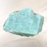 amazonite, lithotherapie, pierre brute ENAE Mineraux