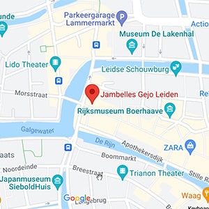 Jambelles in Leiden kaartje